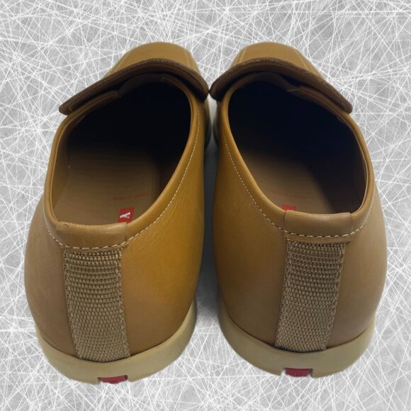 Authentic Vintage Prada light Brown Leather Loafers - Mens Size 8.5 - Picture 4 of 9